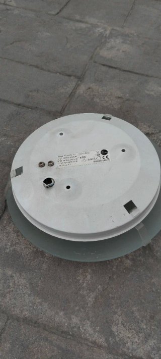 Lámpara de techo de cristal esmerilado