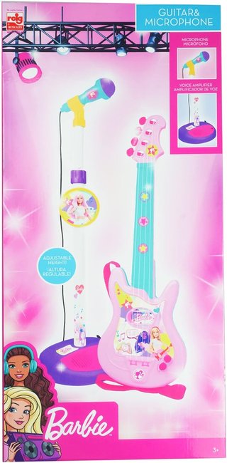 - Claudio Reig Barbie Mattel micrófono guitarra