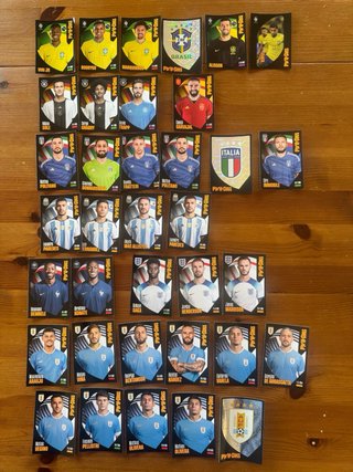 Lote Cromos World Class Game Changers Panini