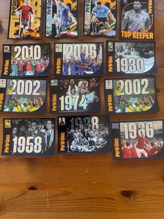 Lote Cromos World Class Game Changers Panini