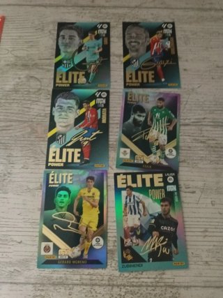 Colección Cartas Fútbol Élite Power