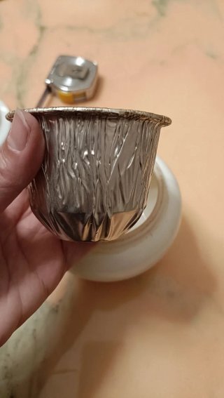 Candela vintage Avon porcellana