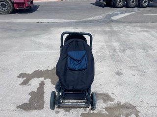 Carrito de bebé doble azul marino
