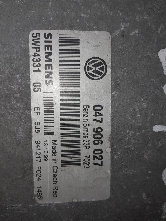 Centralina Motor VW 047906027 Siemens