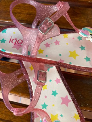Sandalias Igor Niña T-33 Unicornio Rosa