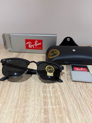 Gafas de sol Ray-Ban Clubmaster Negro/Dorado