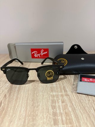 Gafas de sol Ray-Ban Clubmaster Negro/Dorado