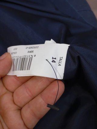 Cazadora Centauro niño azul marino talla 14