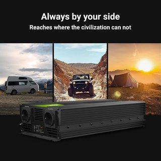 Green Cell inversor voltaje automóvil USB