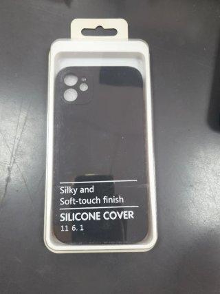 Funda Silicona Negra iPhone 11