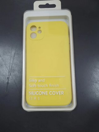 Funda Silicona Amarilla iPhone 11 6.1
