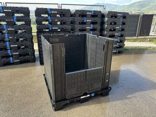 PALET BOX LEÑERO PLEGABLE 114×119×115 CM