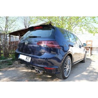Aleron trasero para VW Golf 7 y 7.5 Look GTI Negro