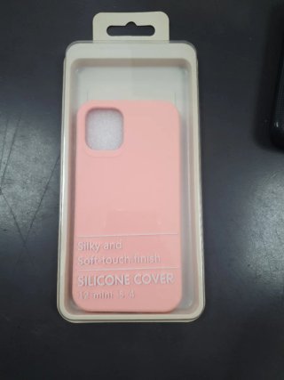 Funda Silicona Rosa iPhone 12 mini 5.4 rosa