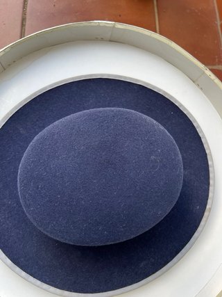Sombrero Flamenco Niño Azul y Blanco.Talla 51