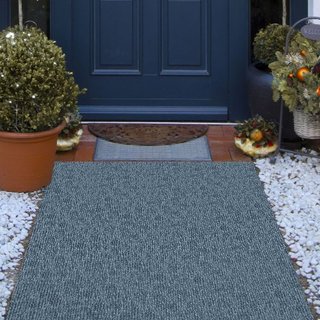 Alfombra de Interior y Exterior 5.9x39.3' Alfombra Exterior con Respaldo Impermeable Alfombra Exterior para Patio Porche Deck Garaje Alfombra de Área Exterior Runner Alfombra Antideslizante Sin Mo...