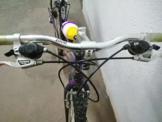 Bicicleta Montaña Sarmi Winner 21V Morada+inflador