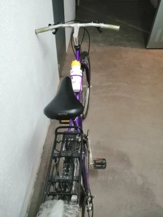 Bicicleta Montaña Sarmi Winner 21V Morada+inflador
