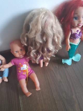 Lote de 5 muñecas infantiles