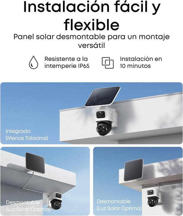 Eufy S4 Cámara Vigilancia Exterior Solar WiFi