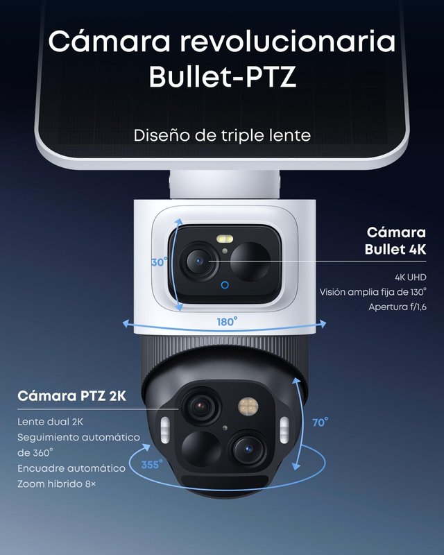 Eufy S4 Cámara Vigilancia Exterior Solar WiFi