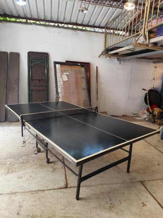 Mesa Ping Pong Plegable con Ruedas
