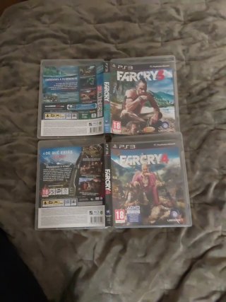 Lote PS3 Far Cry 3 y 4 Español