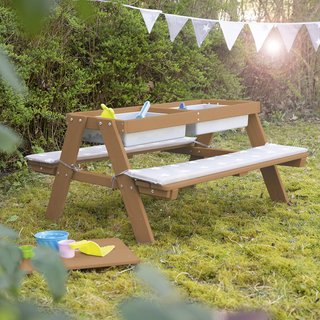 Roba puf infantil asientos madera exterior