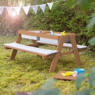 Roba puf infantil asientos madera exterior