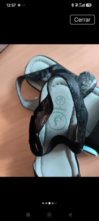 Sandalias Footflex Negras