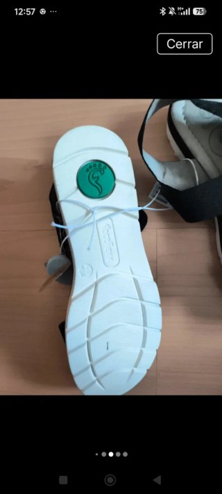 Sandalias Footflex Negras