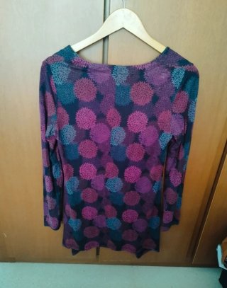 Vestido estampado floral talla S