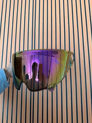 Visera Ruroc Moto Dorada Morada