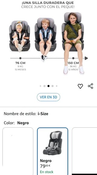 Kinderkraft COMFORT UP iSize 75-150 cm Silla Coche