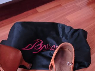 Zapatos de baile latino marrones