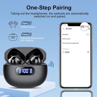 Auriculares Bluetooth inalámbricos graves potentes