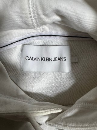 Sudadera Calvin Klein Blanca