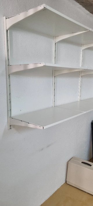Estantería Algot Ikea Blanca Metal