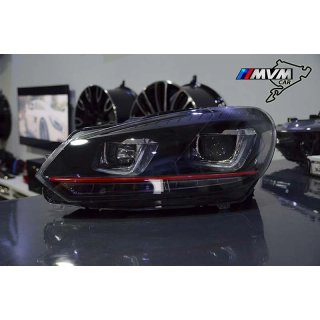 Faros delanteros Led Volkswagen Golf VI 6 Red edit