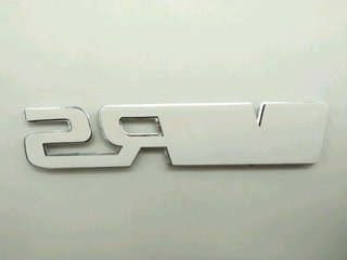 EMBLEMA LOGO TRASERO SKODA VRS CROMADO