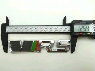 EMBLEMA LOGO TRASERO SKODA VRS CROMADO