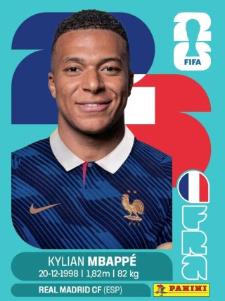 Cromo Kylian Mbappé FIFA 2026 Mundial