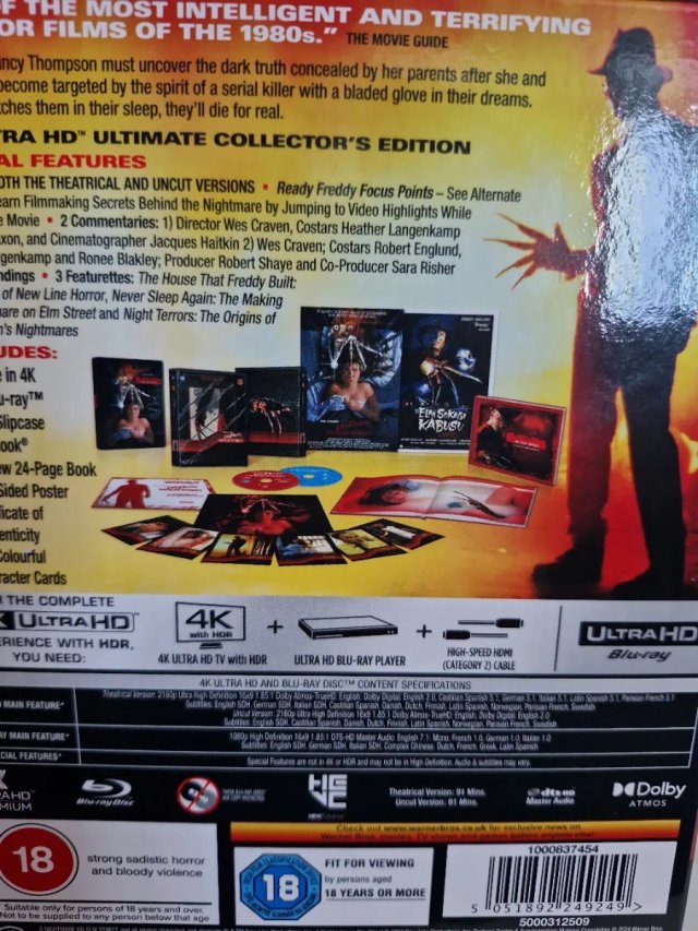 PESADILLA EN ELM STREET STEELBOOK EDIZIONE LIMITATA