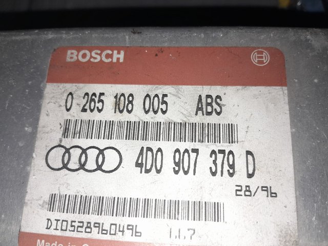 Centralina ABS Audi 4D0907379D Bosch