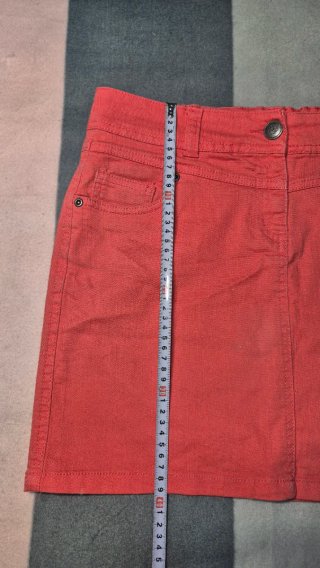 Falda vaquera Okay coral - Talla 38
