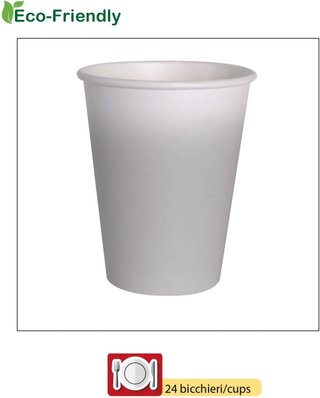Vajilla fiesta papel compostable gris eco-friendly