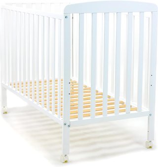 Asalvo cuna madera haya regulable ruedas