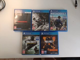 Lote 5 Juegos PS4: Hitman III, Ghost of Tsushima,