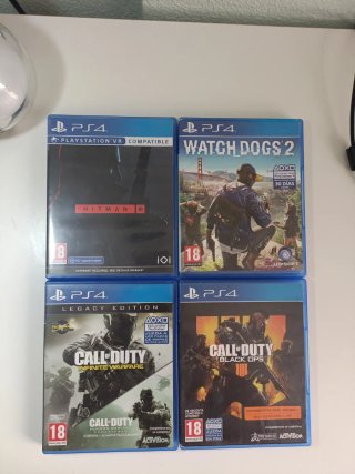 Lote 4 Juegos PS4