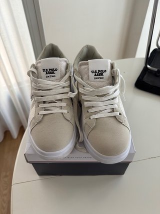 Zapatillas U.S. Polo Assn. Beige/Blanco